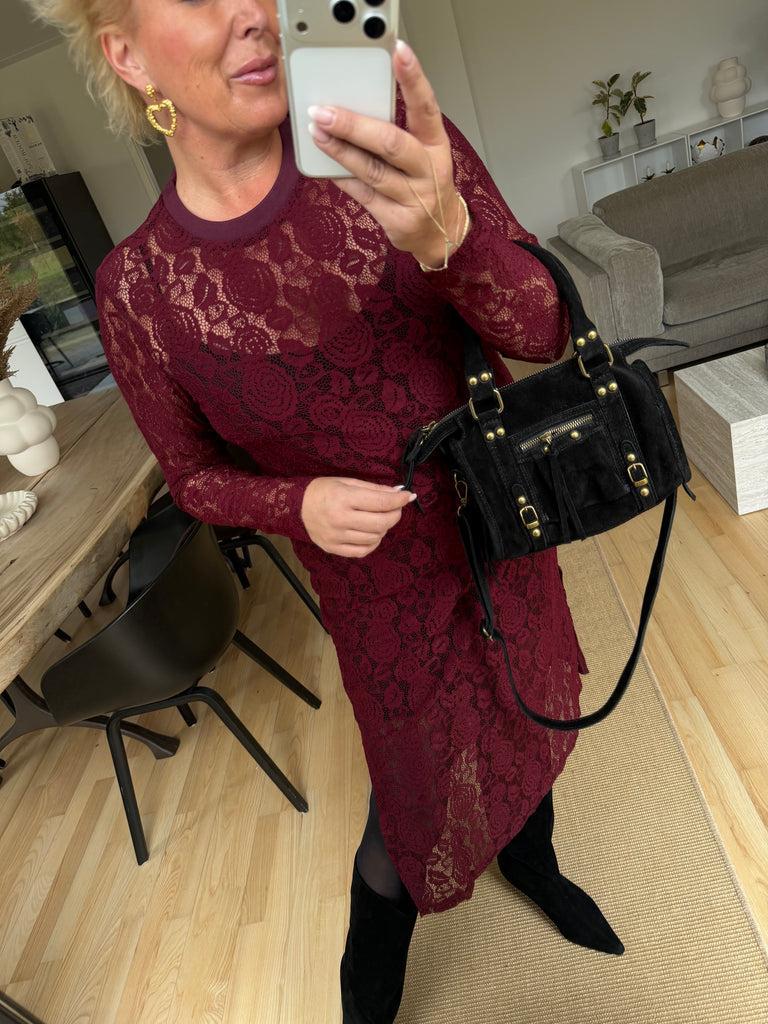 Liberte 22272 Lacy dress bordeaux