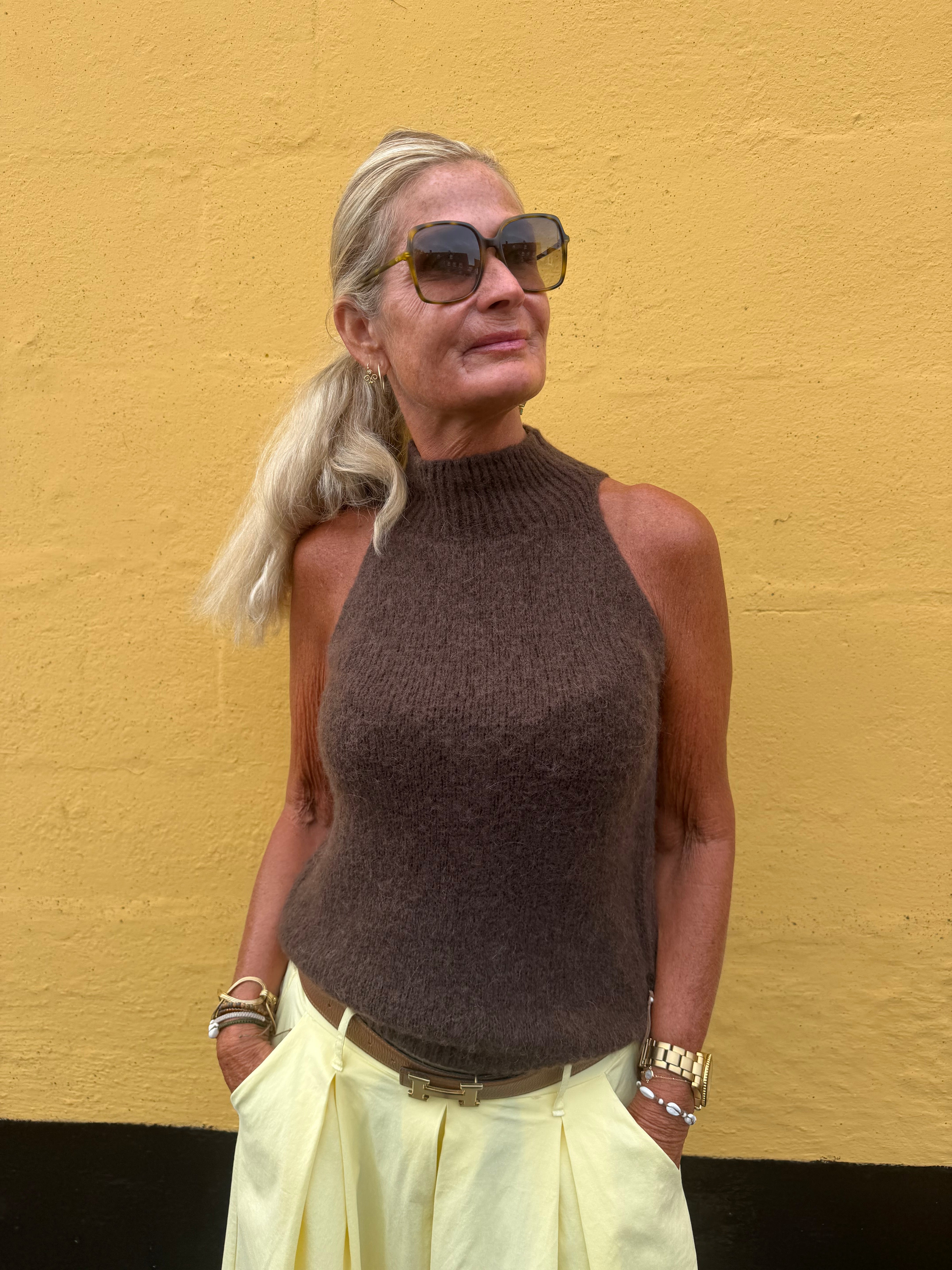 CABANA Living Kaya mohair top brown