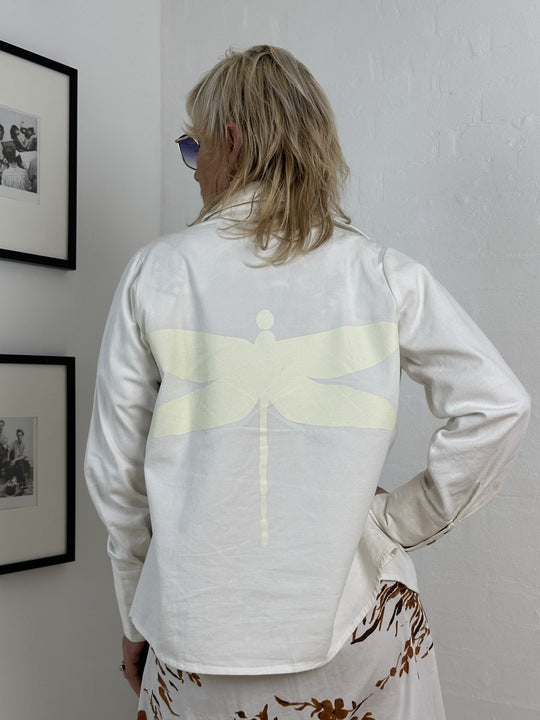 Gaspar 2601315 Lyon canvas shirt white