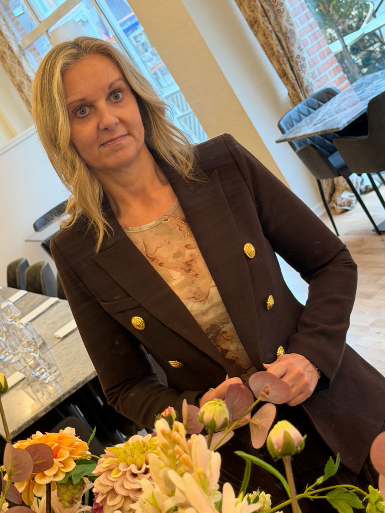 By Engbork Eleanor blazer gold brown