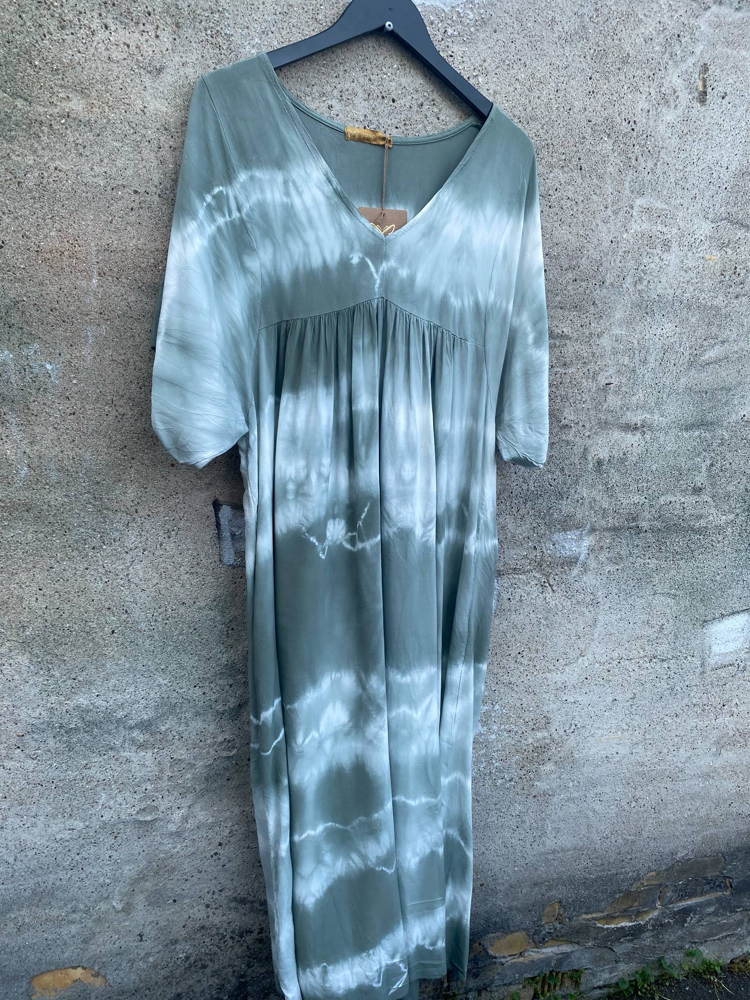 Boho Love B1251 Batik kjole Olive
