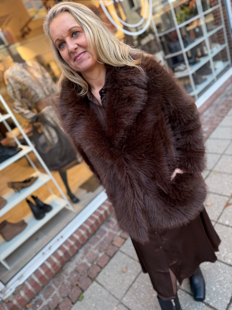 Depeche 100386 Vera fur brown