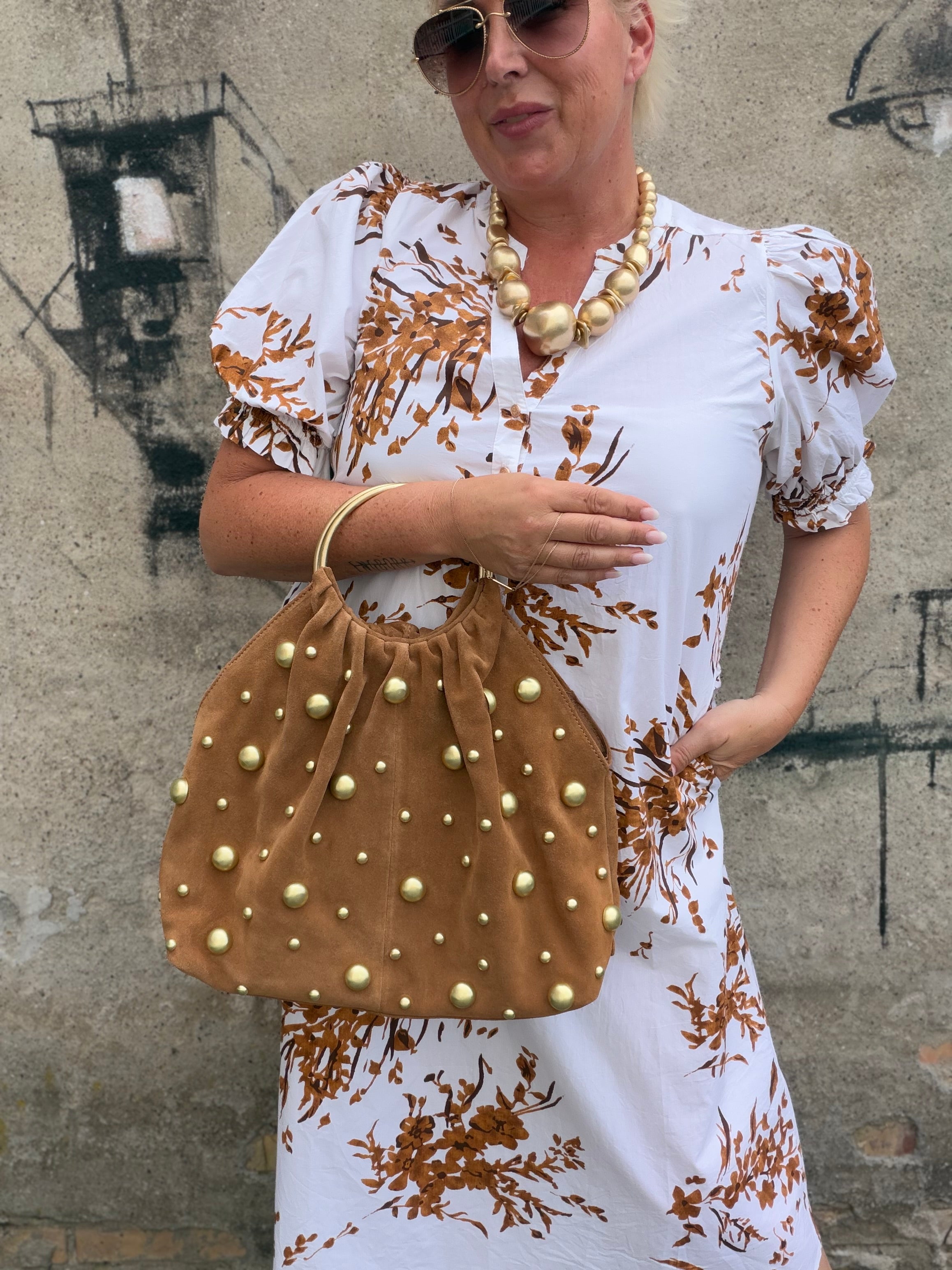 Depeche 16856 Rotterdam handbag caramel
