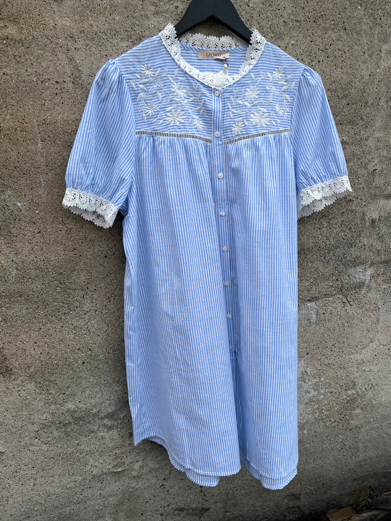 LECOCO 34712 Bengata kjole strib