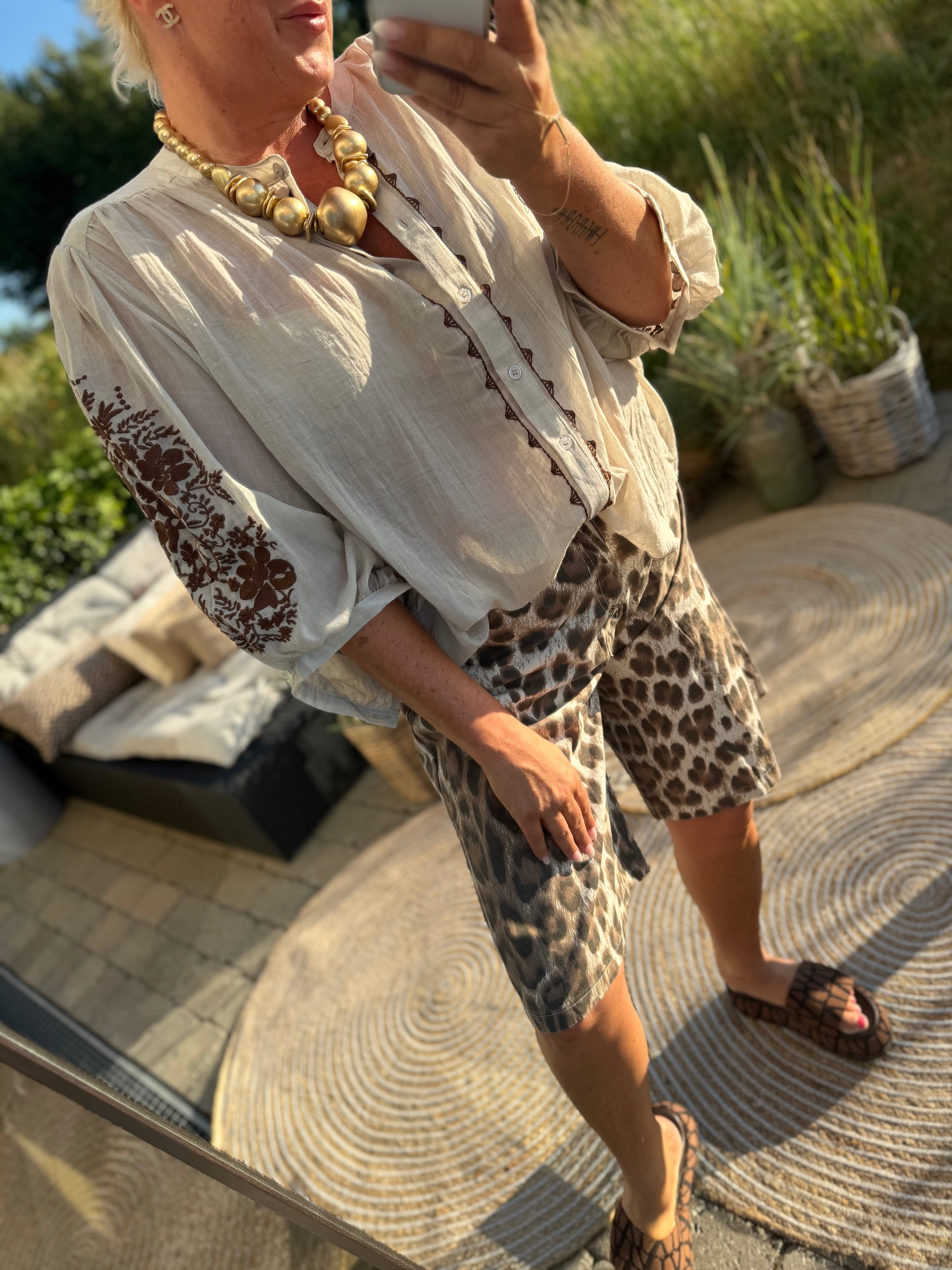 LECOCO 35238 Nicola shirt sand