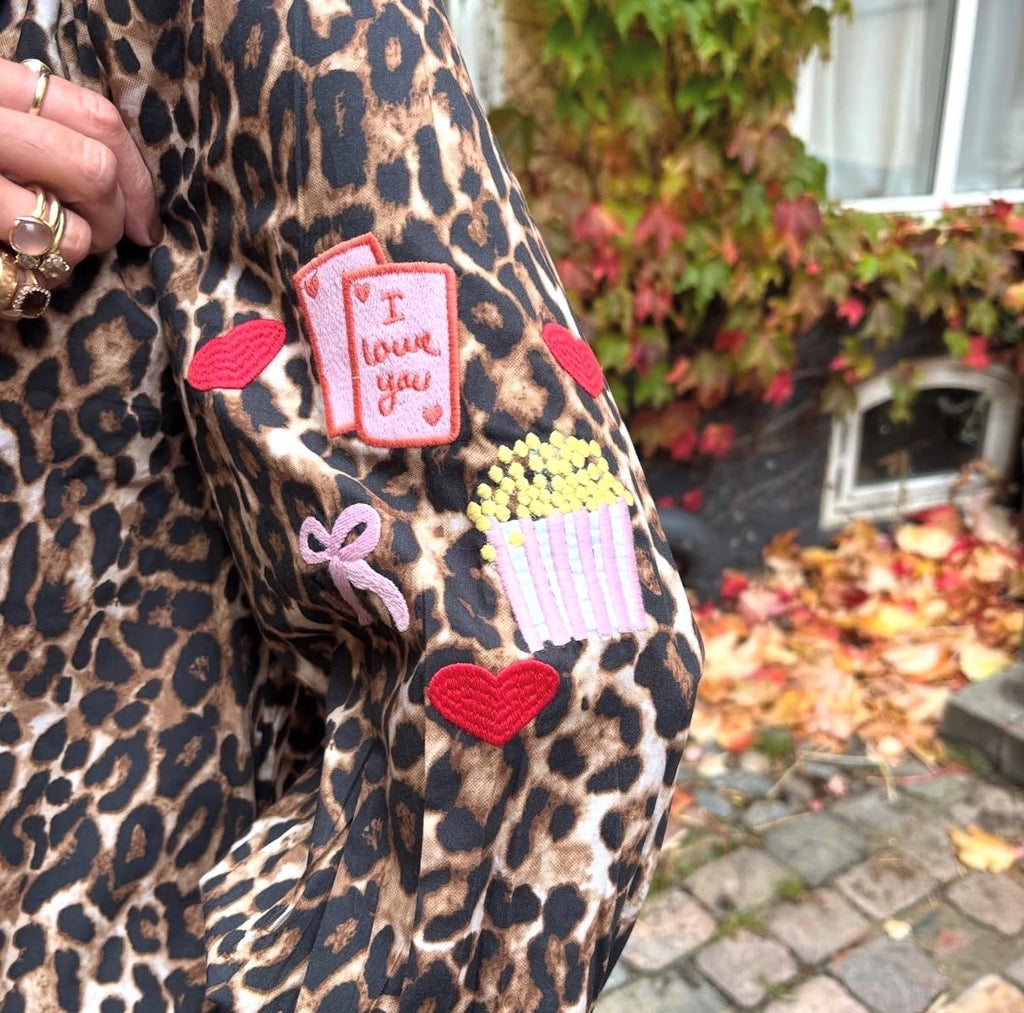 WAUW Heart dress leo