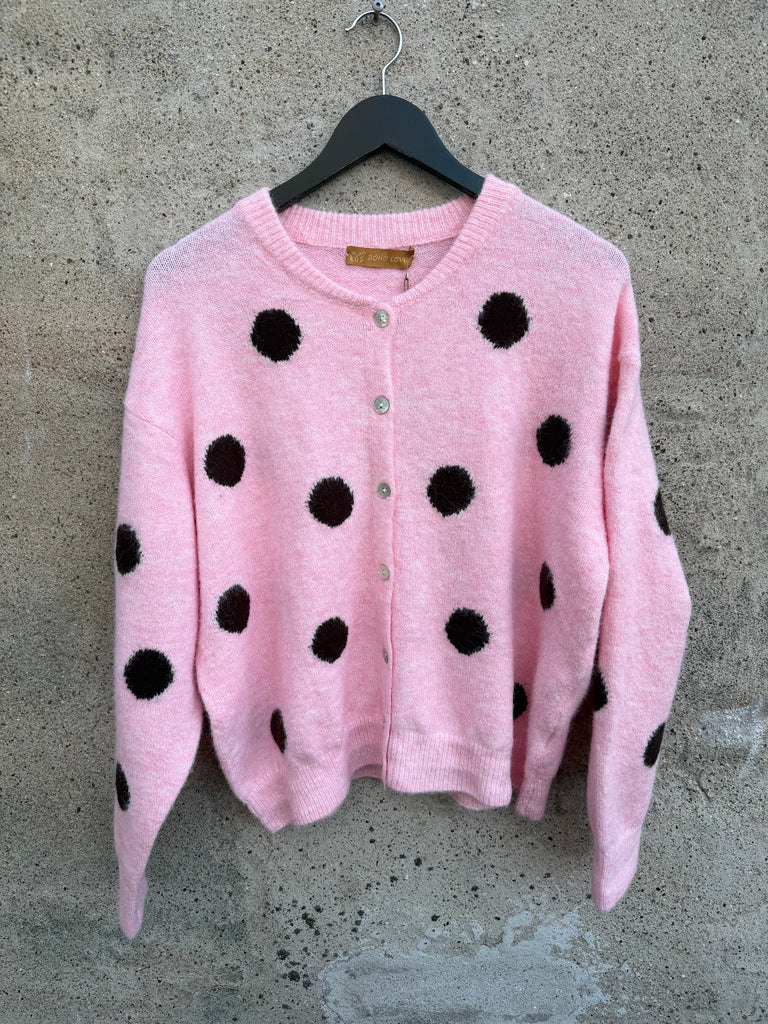 Boho Love B1320 strik DOTS rosa