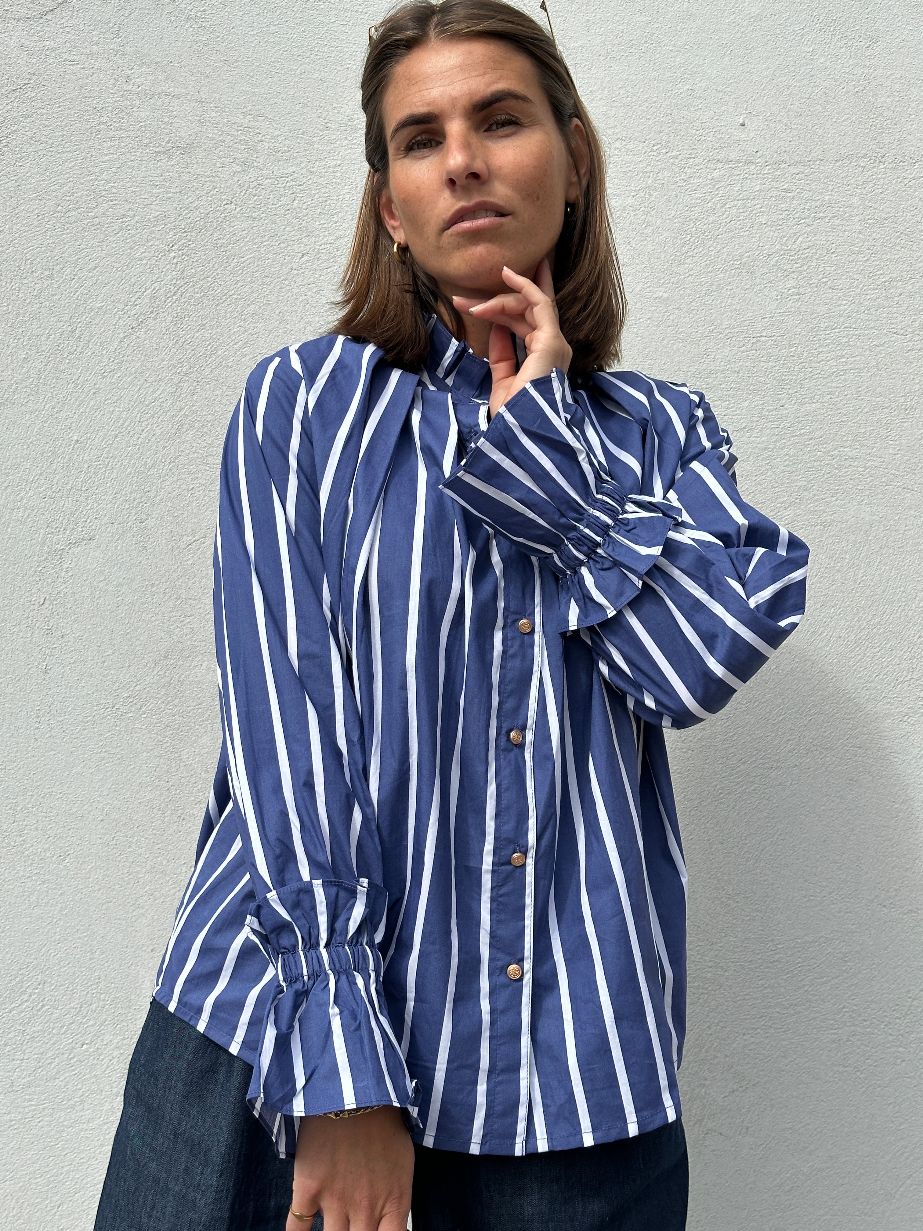 Gaspar 2607330 Himalaya shirt stripe blue