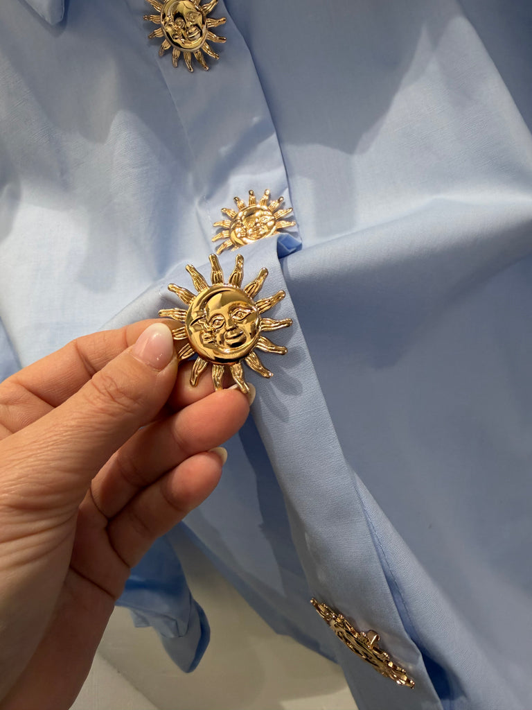 By Engbork Liva skjorte sky