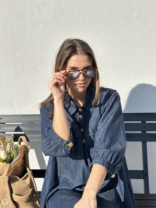 Gaspar 2507720 Rio denim dress dark