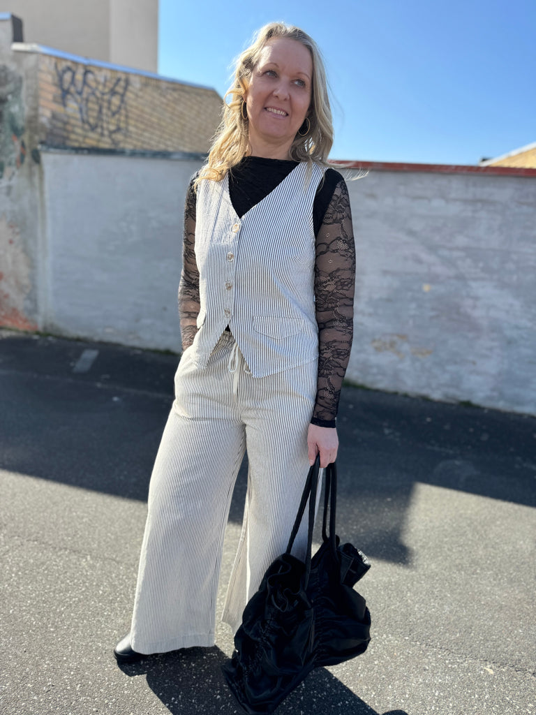 LECOCO 34666 Lianna vest stripe off