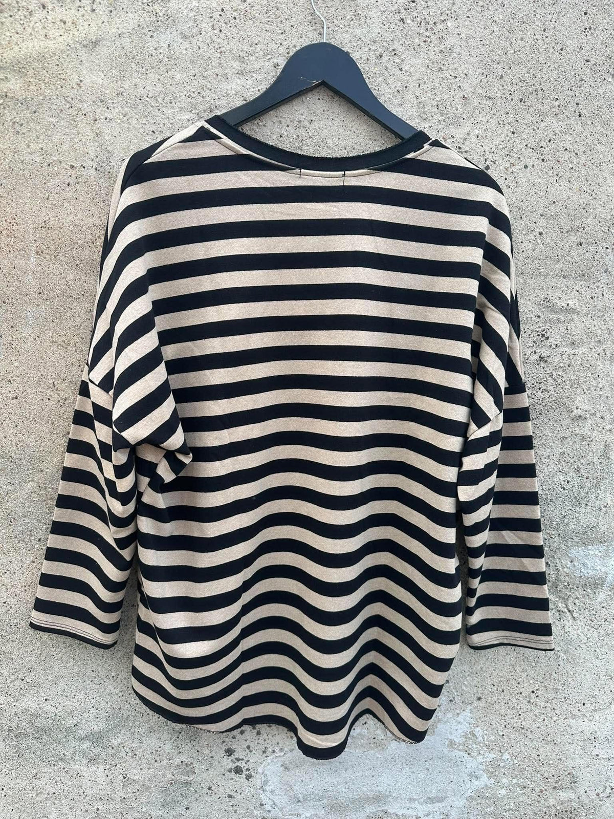 CABANA Living 3497 Garda blouse stripe beige/black