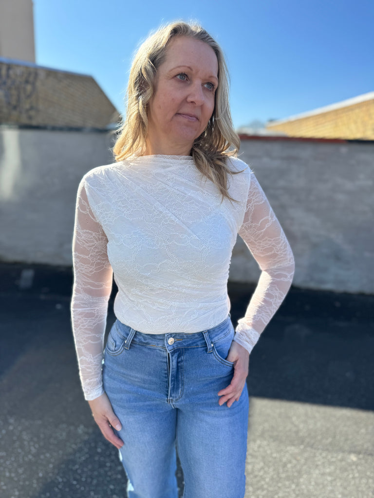 By Engbork Lace bodystocking white