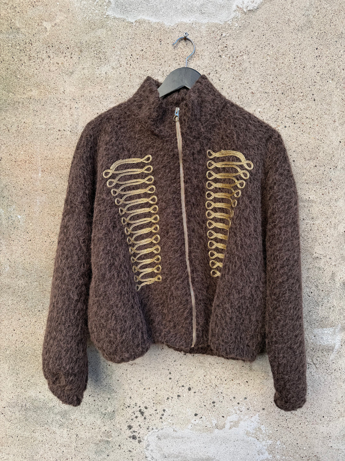 Uniform jacket bomber brown