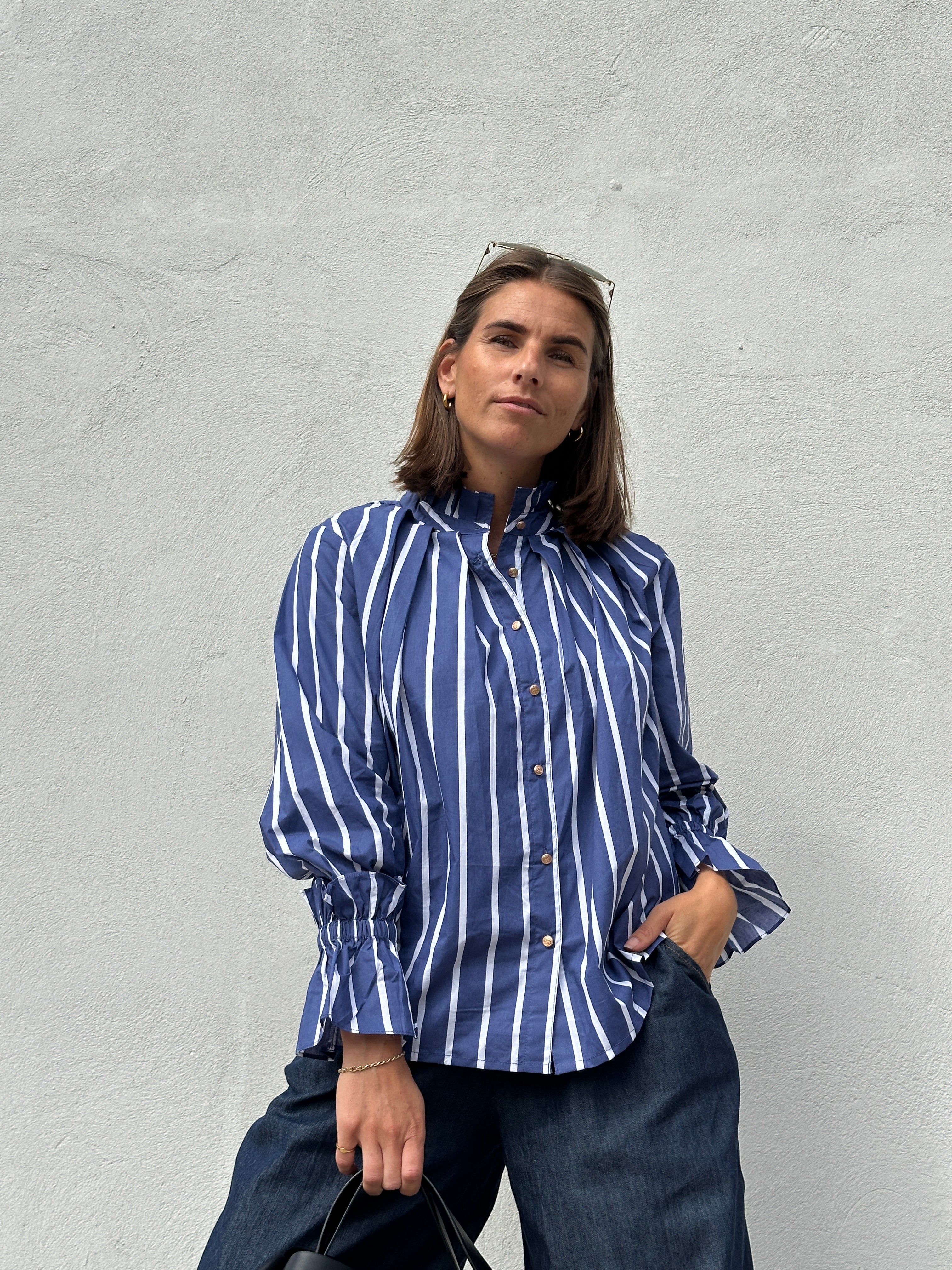 Gaspar 2607330 Himalaya shirt stripe blue