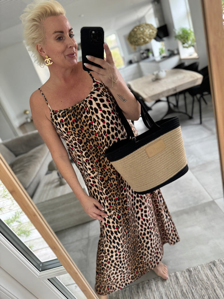 Liberte 9579 Alma long strap dress red heart