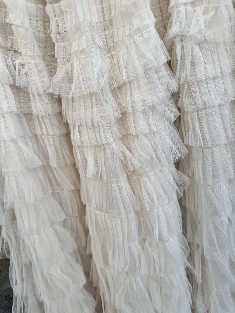 By Engbork Wonder tyl skirt chalk