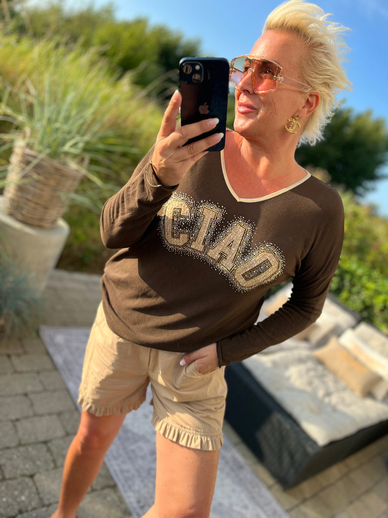 By Engbork CIAO bluse chokolade