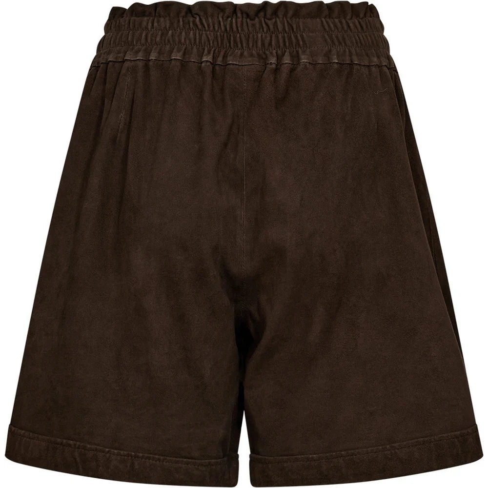 Depeche 51420 Hanna suede shorts dusty brown