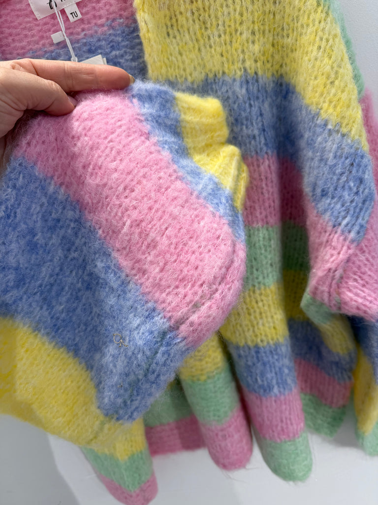 By Engbork Lady cardigan stribe