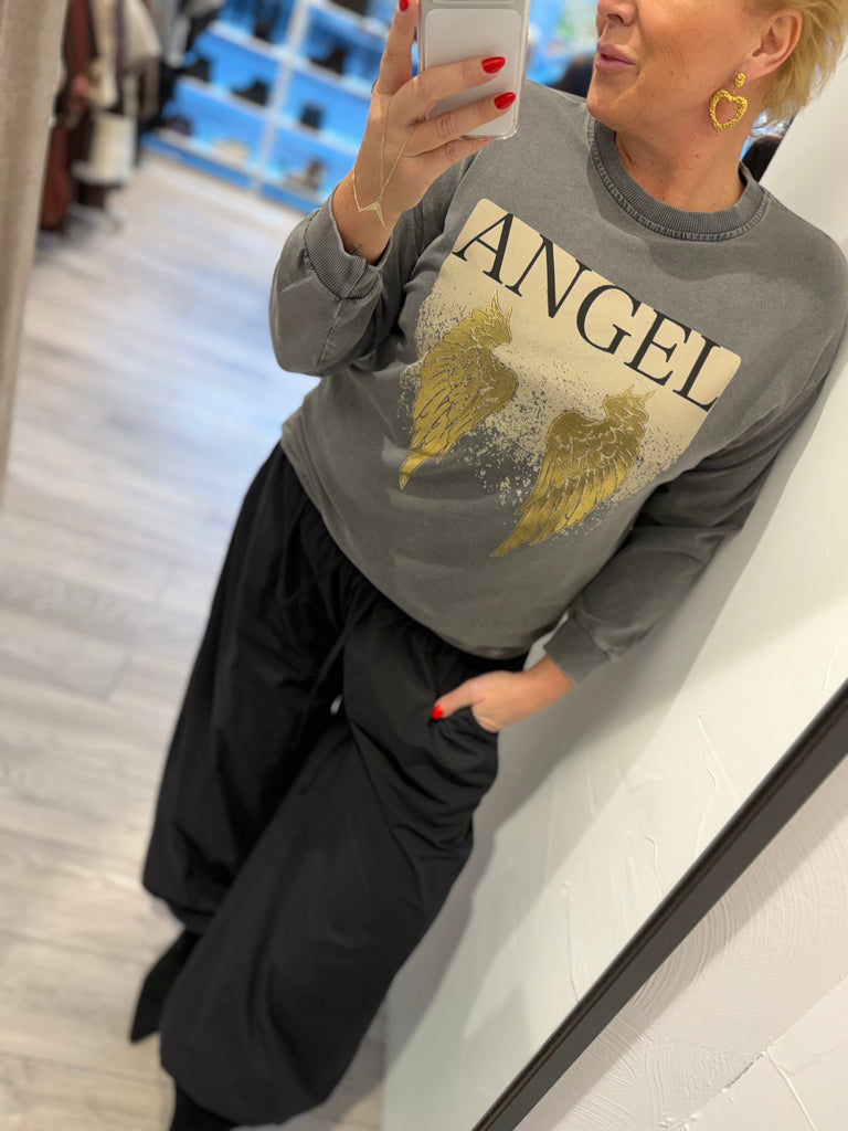 By Engbork Angel sweat blouse grey