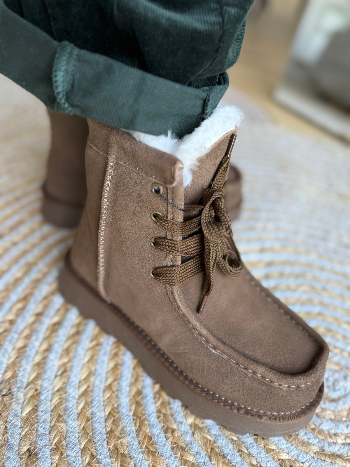Sofie Schnoor S263751 Dries teddy boot brown fugde