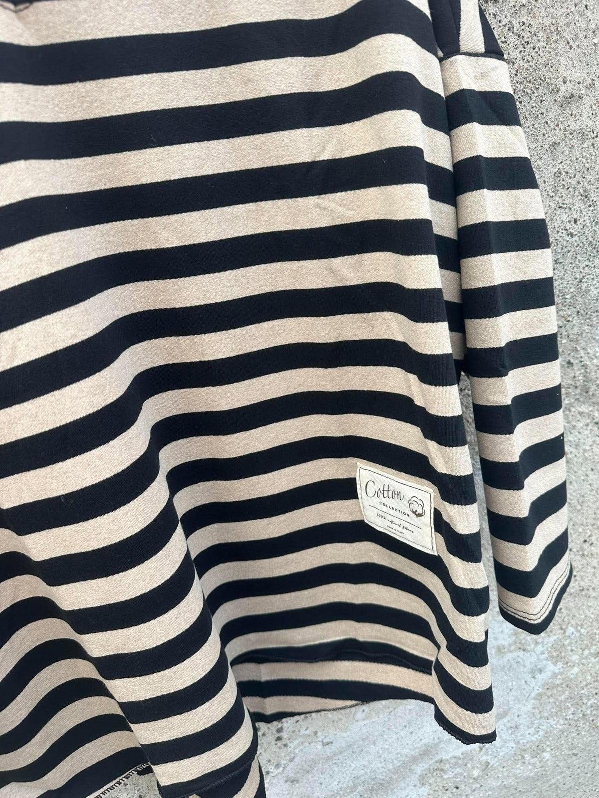 CABANA Living 3497 Garda blouse stripe beige/black