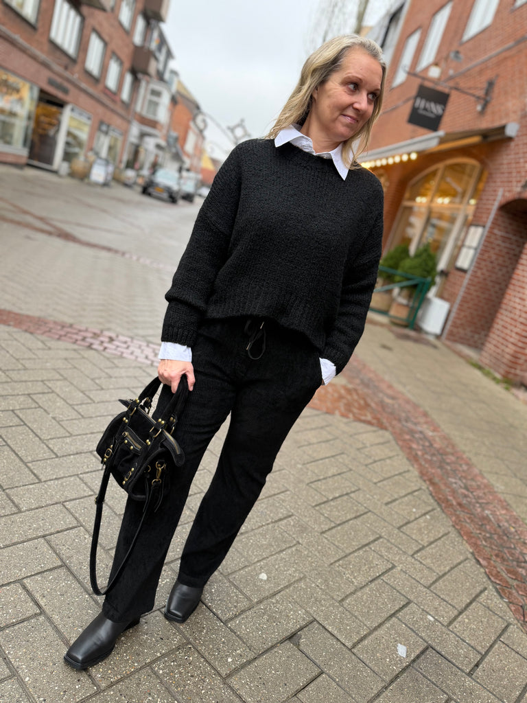 By Engbork rib Cord pants black