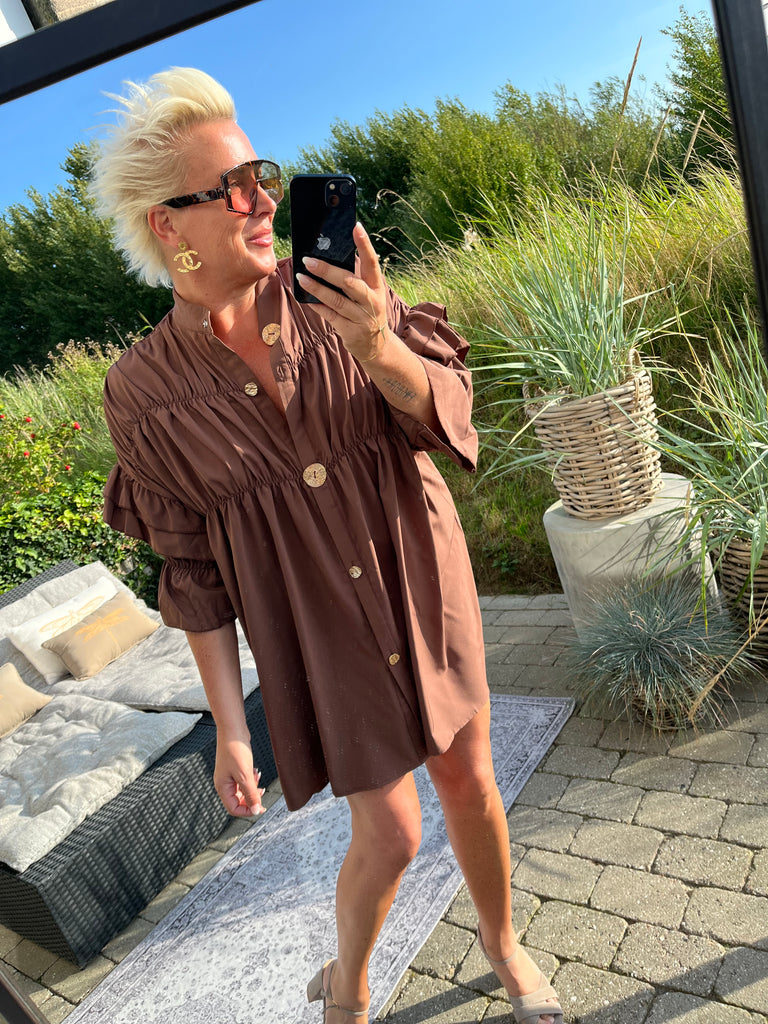 By Engbork Koko 9523 kjole kort chokolade