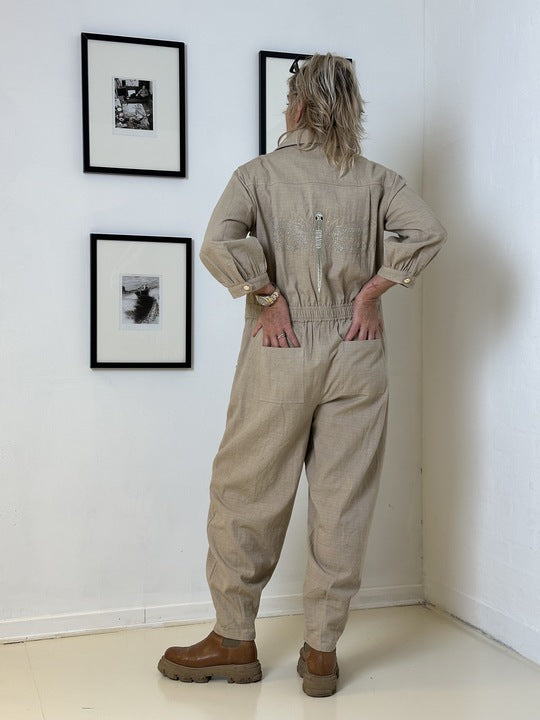 Gaspar 2510907 Belize jumpsuit sand