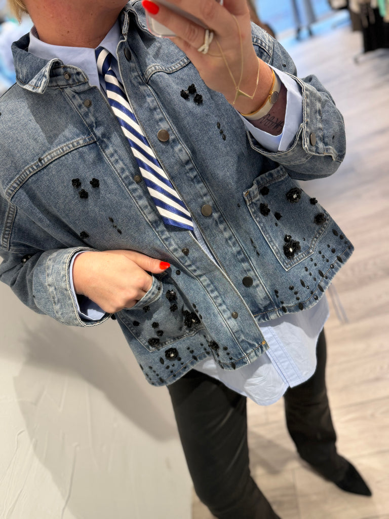 By Engbork slips stripe blue