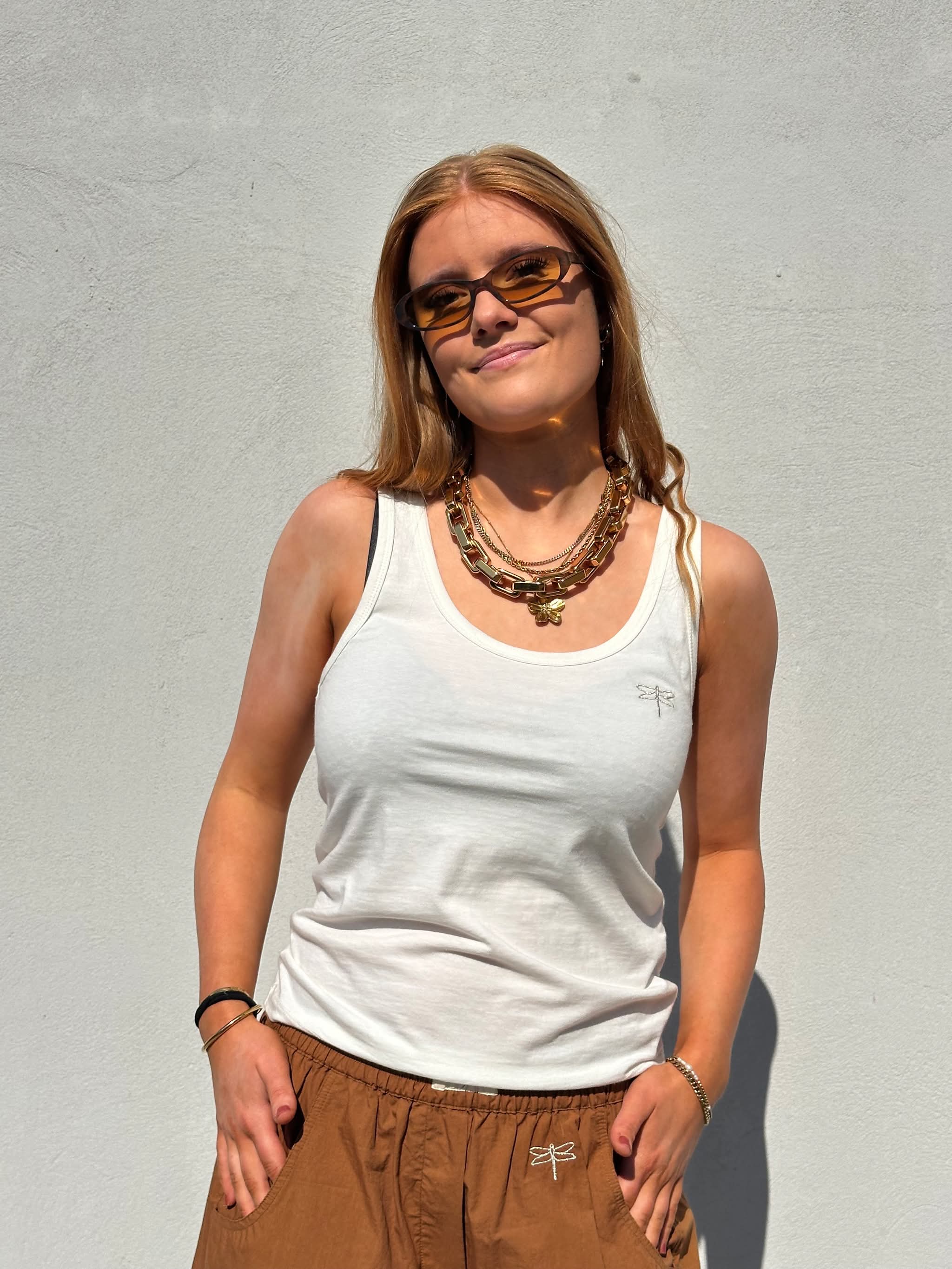 Gaspar 2601301 Osaka tanktop white