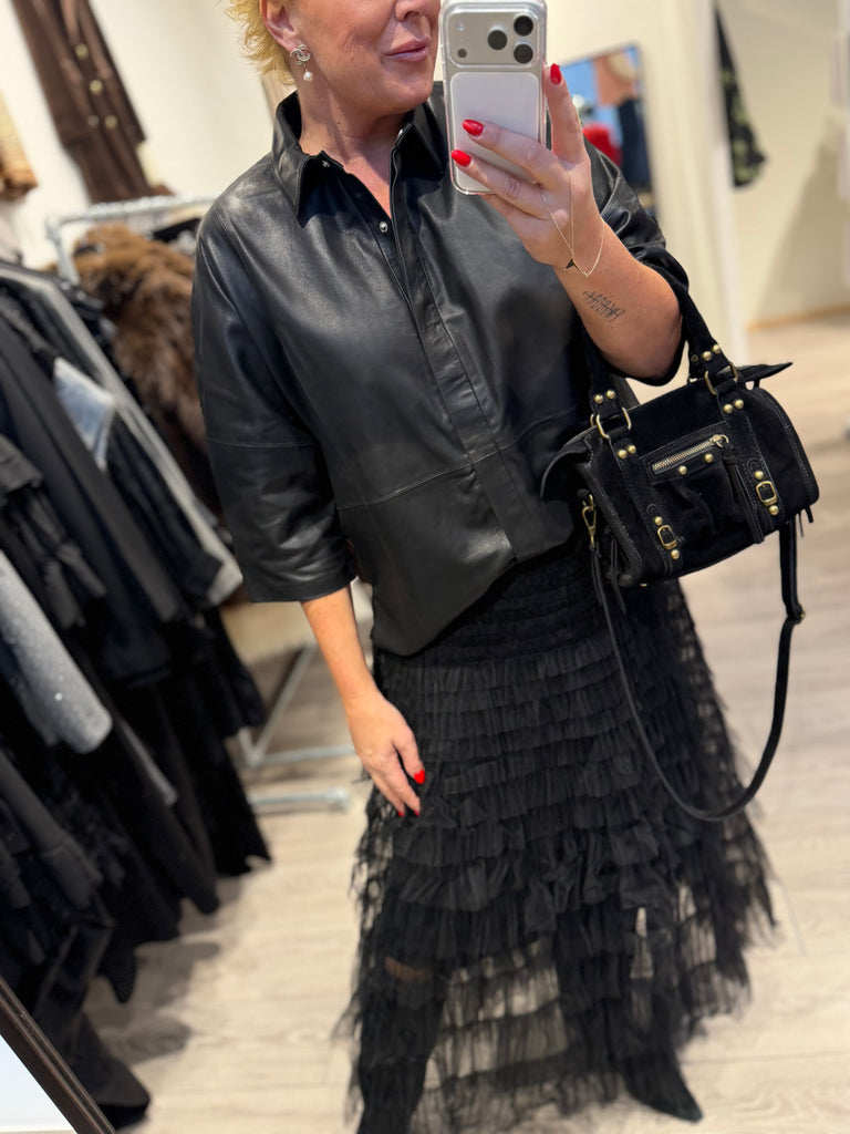 By Engbork Wonder tyl skirt black