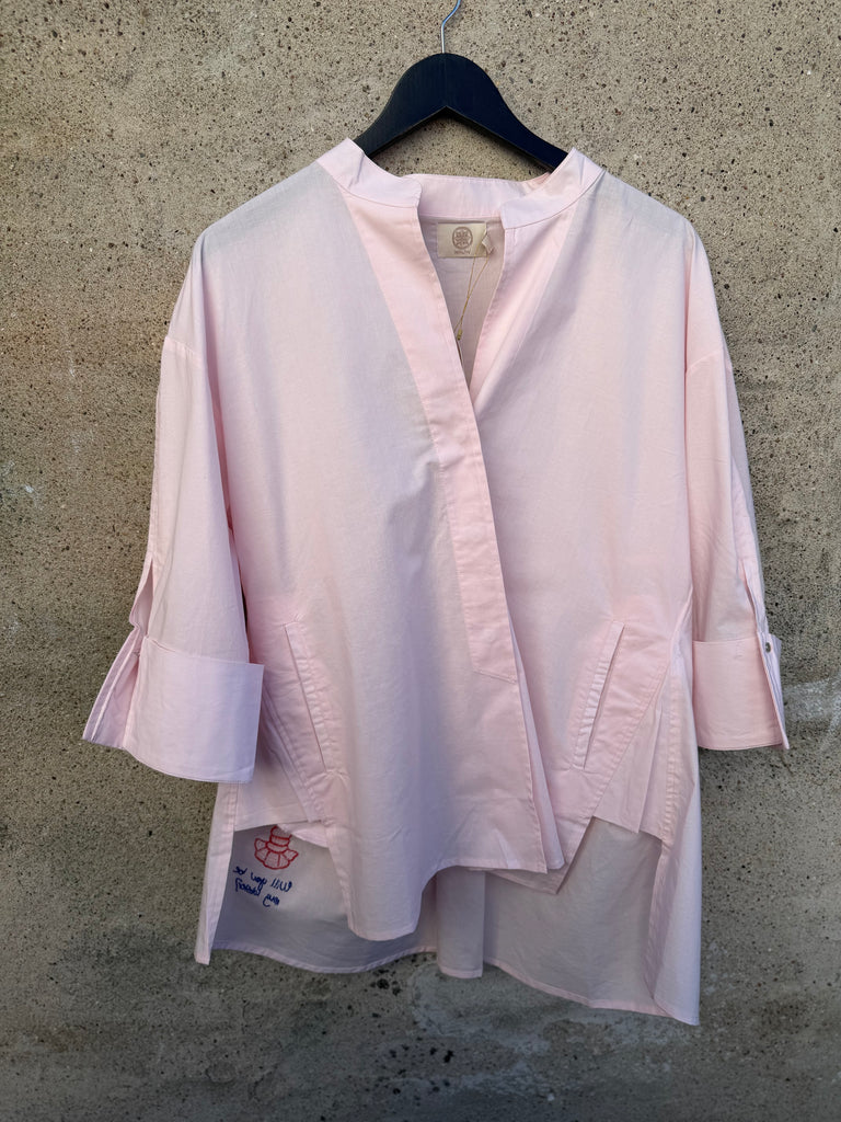 WAUW Luna shirt lobster pink marshmellow