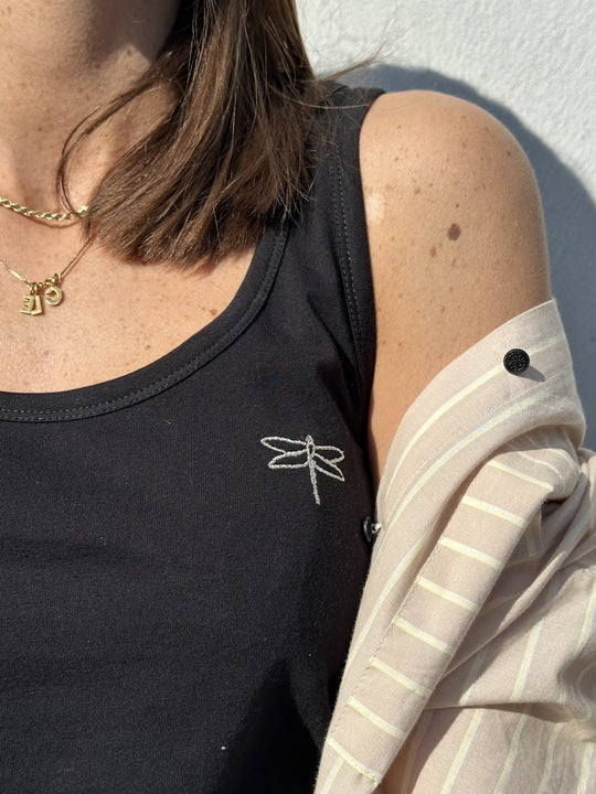 Gaspar 2601301 Osaka tanktop black