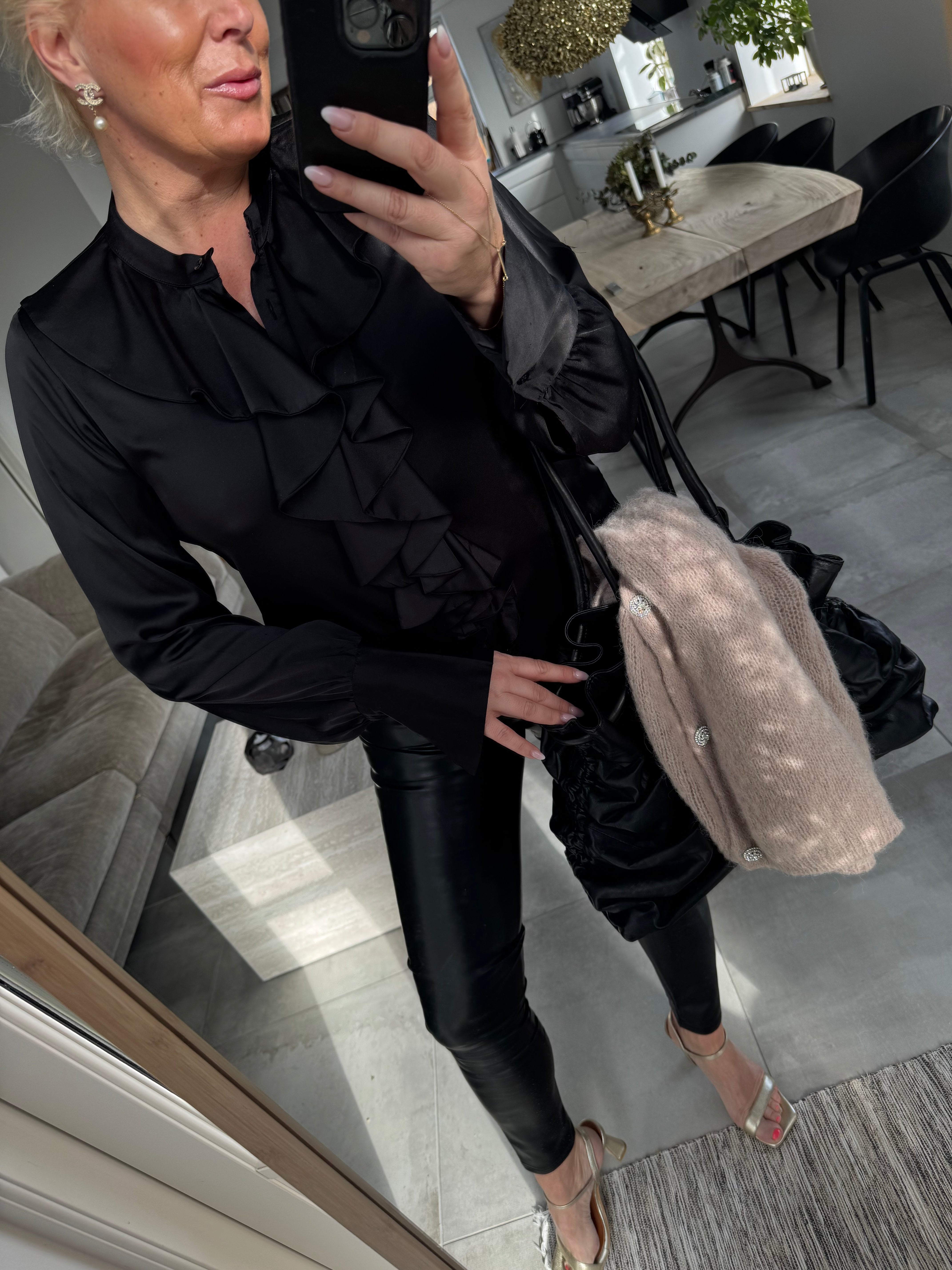 Design By Laerke Princess deluxe shirt black