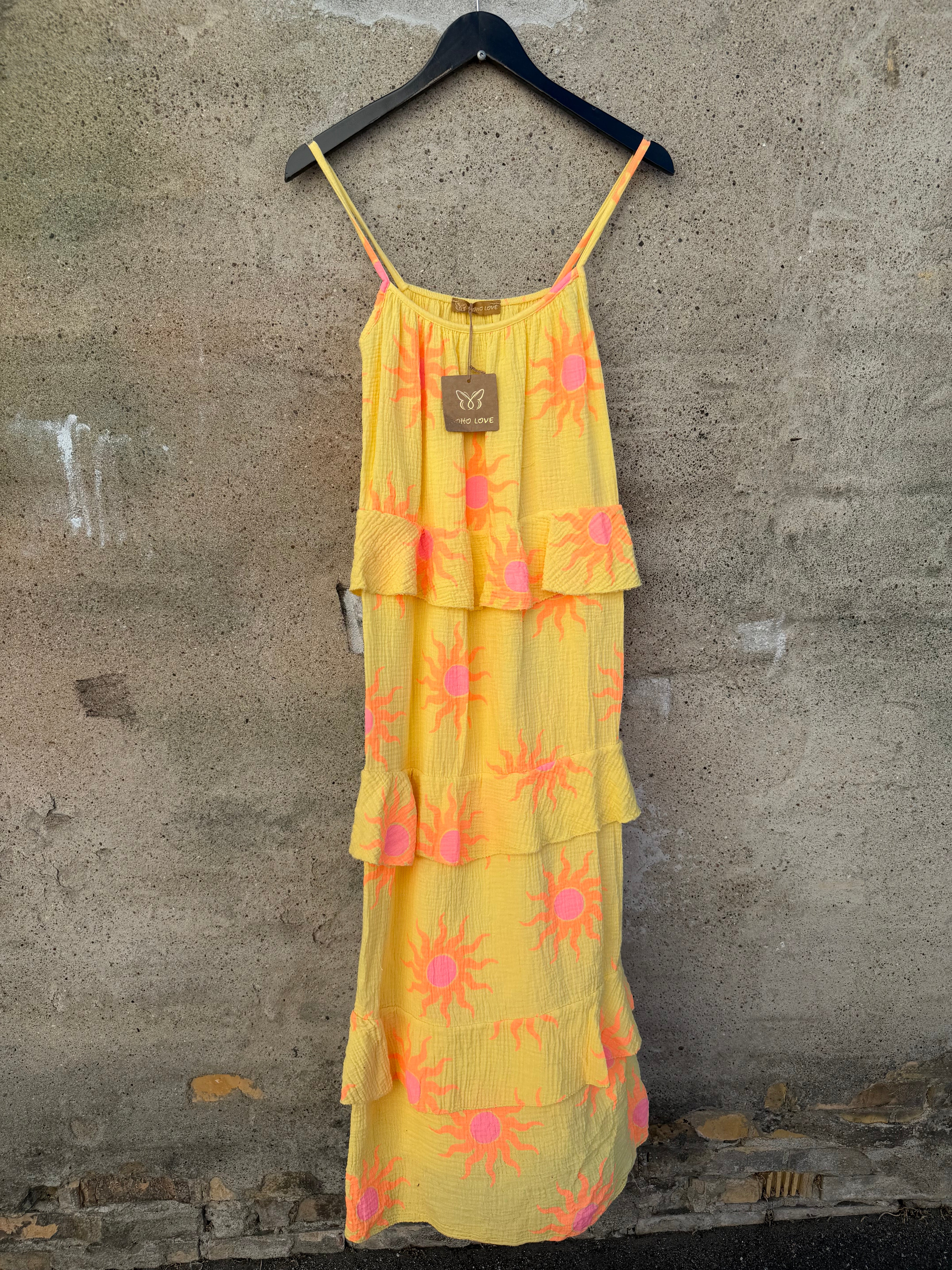 Boho Love B1364 dress strap sun yellow