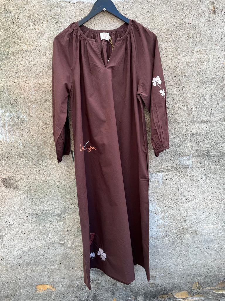 WAUW The good luck dress chocolate