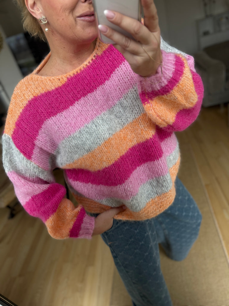 LECOCO 35016 Shella strik peach