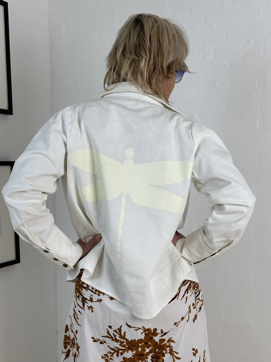 Gaspar 2601315 Lyon canvas shirt white