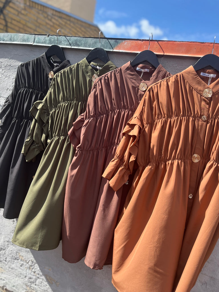 By Engbork Koko 9523 kjole kort chokolade