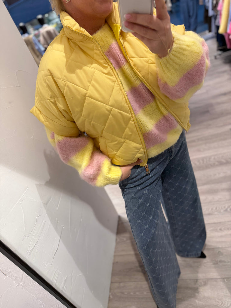 By Engbork Emilia vest quilted yellow