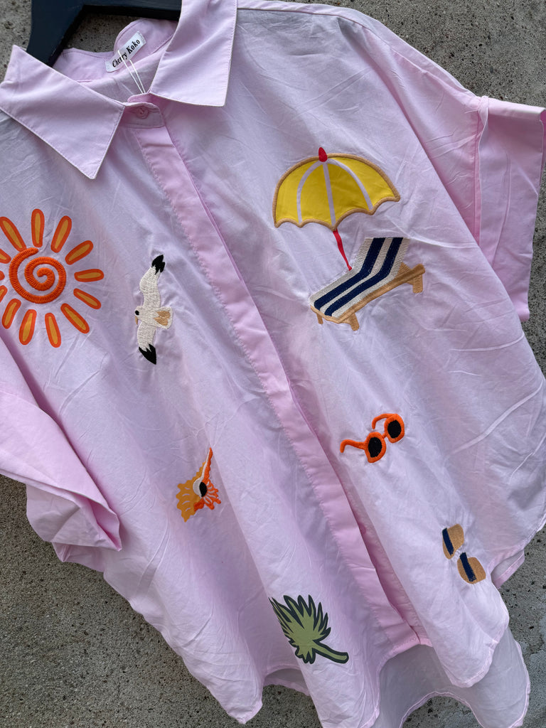 Beach 10085 shirt rose