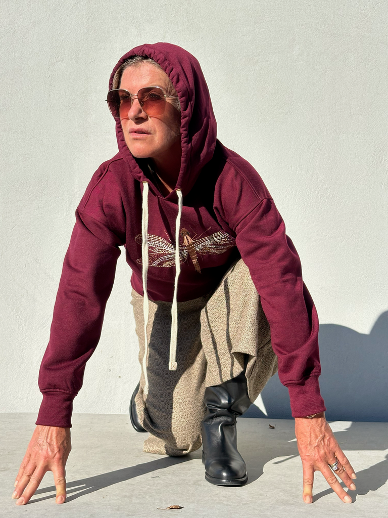 Gaspar 2507311 Haiti hoodie bordeaux