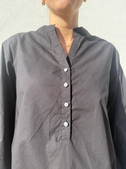 Gaspar 2601346 Mumbai blouse poplin black