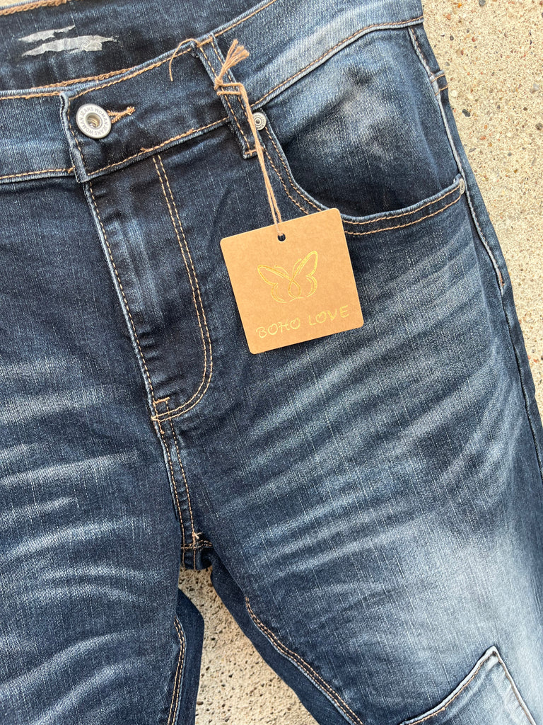 Boho Love B1272 jeans denim dark
