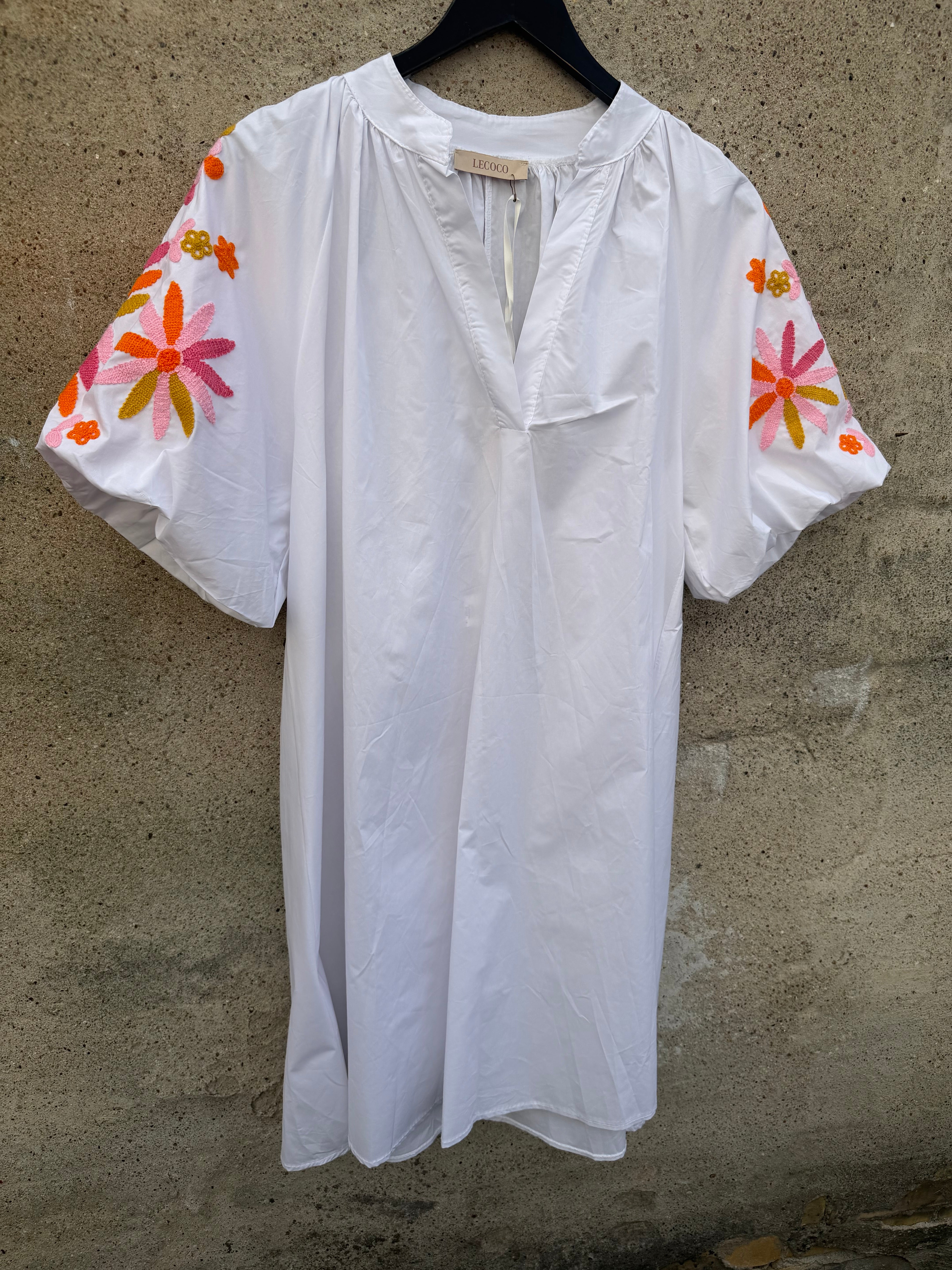 LECOCO 35240 Ingrid dress white
