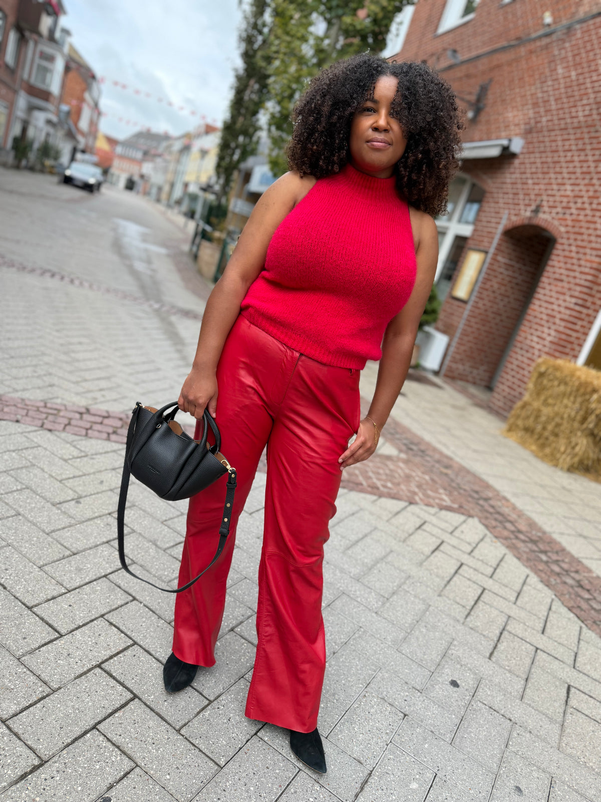 Depeche 51425 Adele regular pant straight leg red