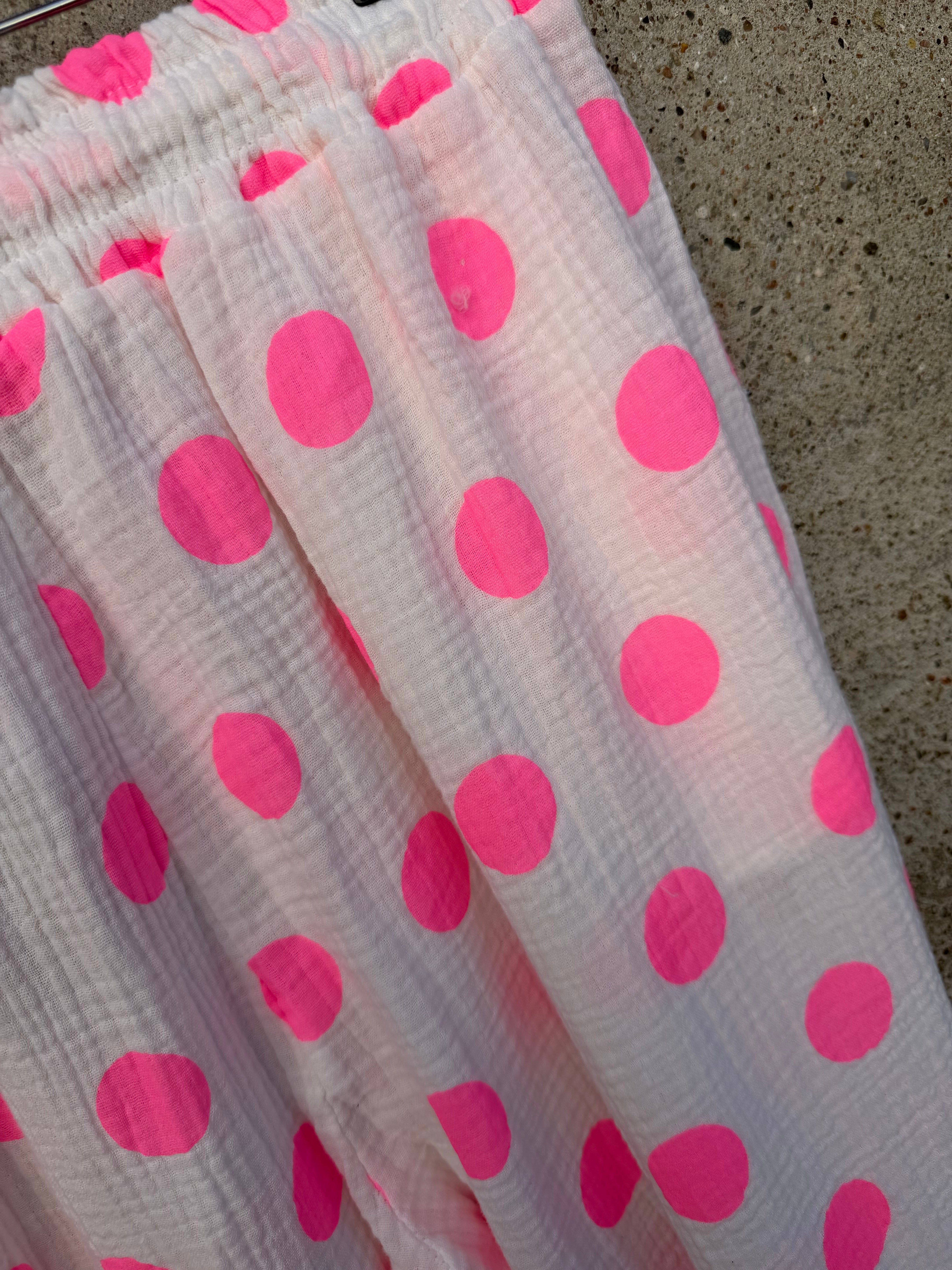 Boho Love B1358 Bomb pants dot pink
