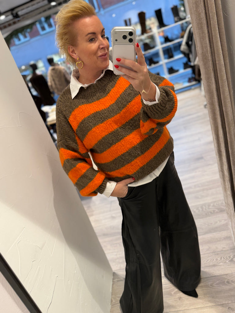 Boho Love B1314 strik stripe orange